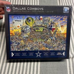 NFL Joe Journeyman Dallas Cowboys‎ Search and Find Puzzle - 500 Pieces NEW